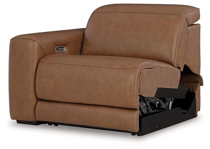 Magic Man Power Reclining Sectional with Console - Jay's Mattress Plus (NY)
