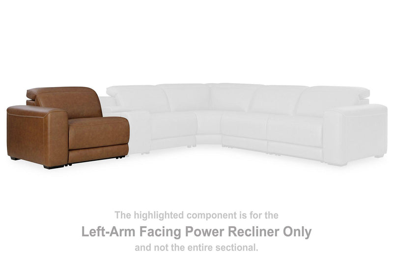 Magic Man Power Reclining Sectional Loveseat - Jay's Mattress Plus (NY)