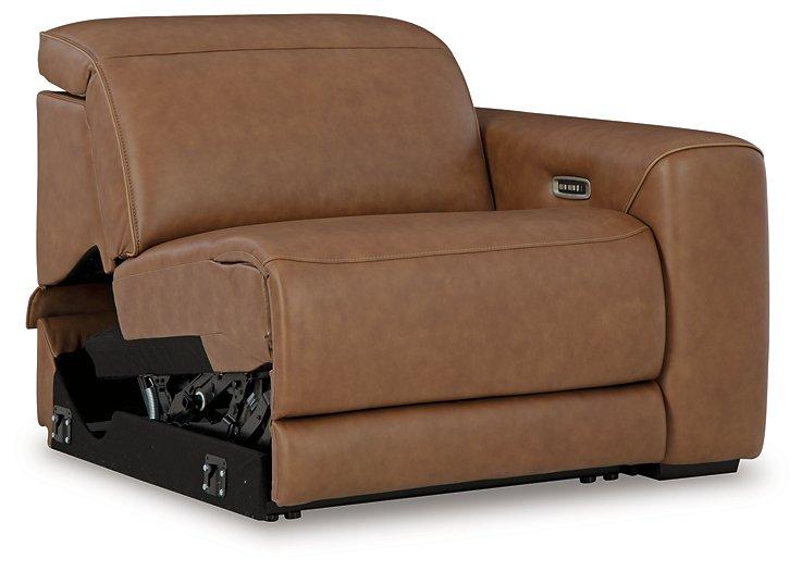 Magic Man Power Reclining Sectional with Console - Jay's Mattress Plus (NY)