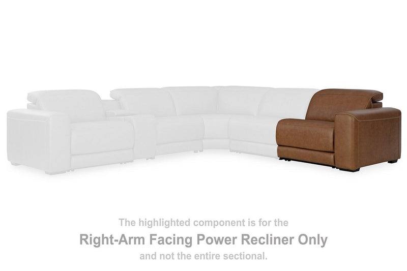 Magic Man Power Reclining Sectional Loveseat - Jay's Mattress Plus (NY)