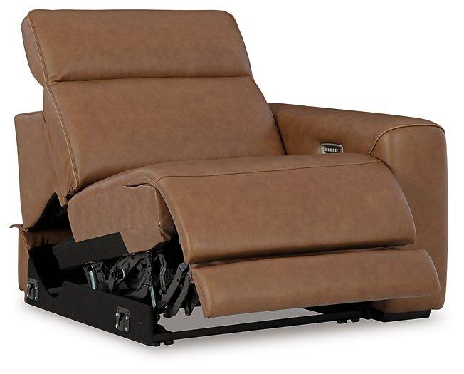 Magic Man Power Reclining Sectional with Console - Jay's Mattress Plus (NY)
