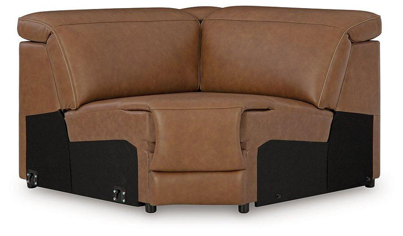 Magic Man Power Reclining Sectional with Console - Jay's Mattress Plus (NY)