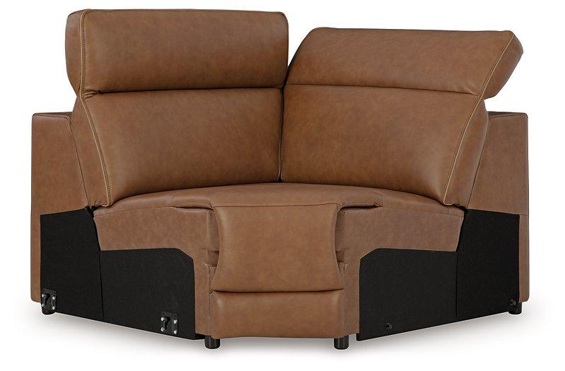 Magic Man Power Reclining Sectional with Console - Jay's Mattress Plus (NY)
