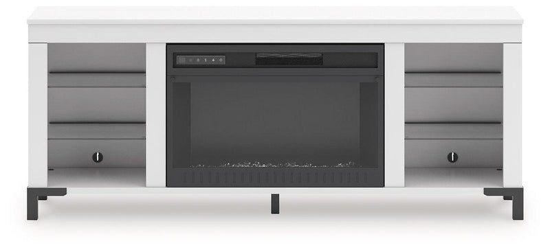Brollevi 60" TV Stand with Electric Fireplace - Jay's Mattress Plus (NY)