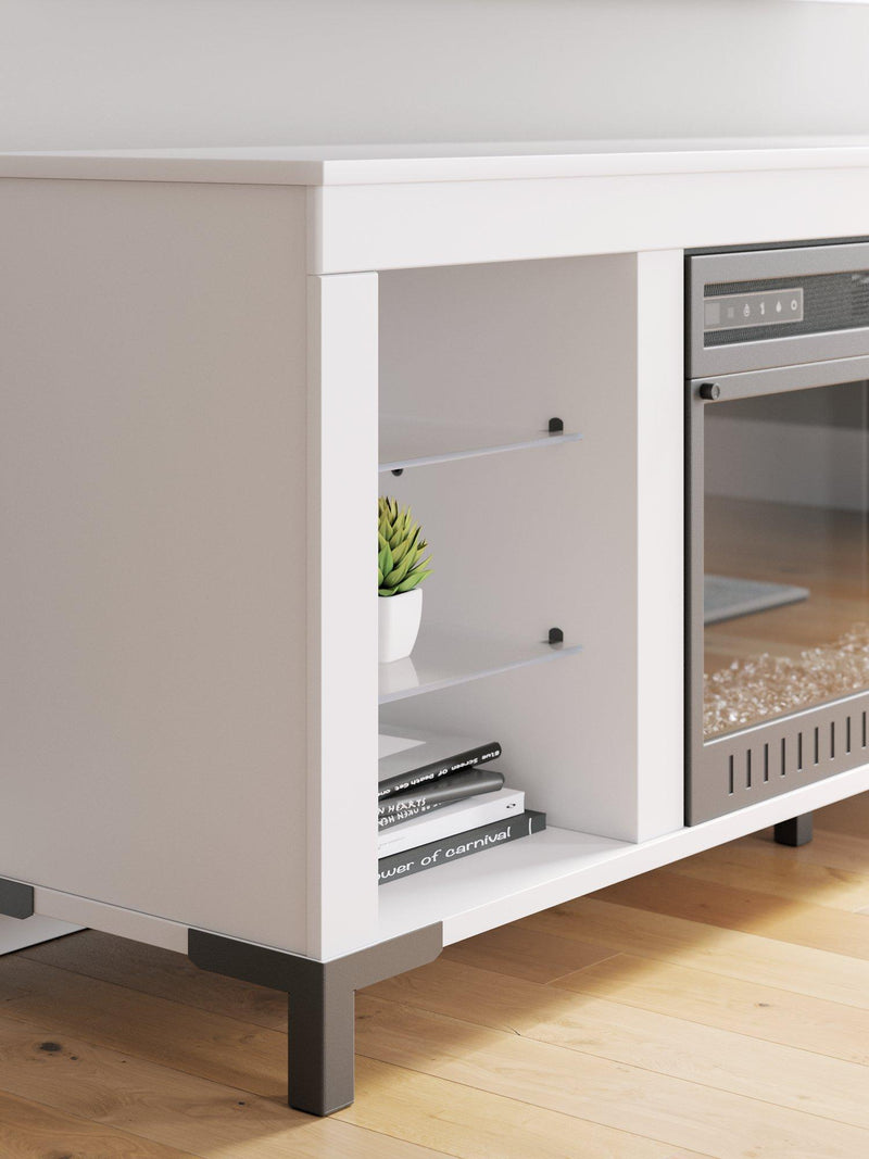 Brollevi 60" TV Stand with Electric Fireplace - Jay's Mattress Plus (NY)