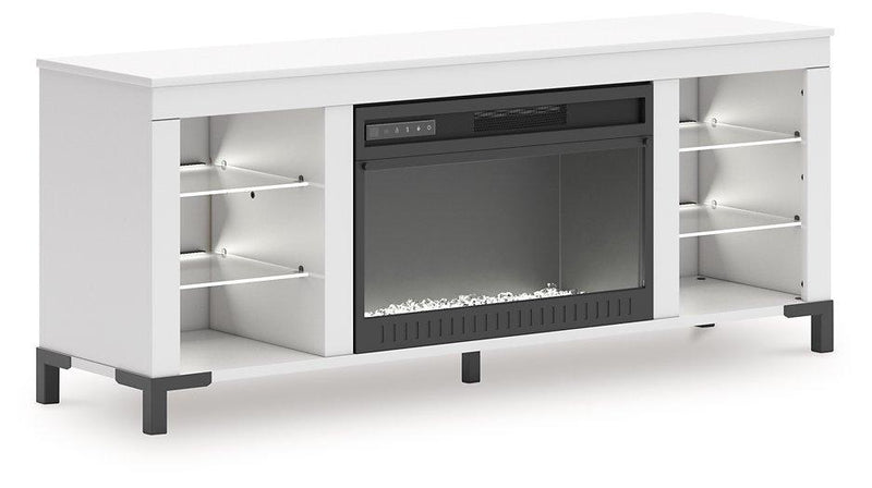 Brollevi 60" TV Stand with Electric Fireplace - Jay's Mattress Plus (NY)