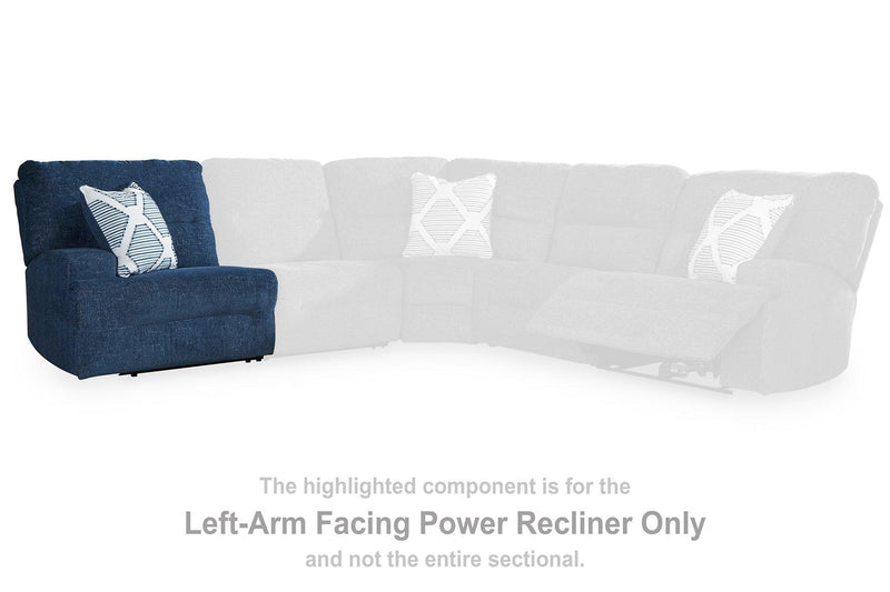 Acklen Place Power Reclining Sectional with Chaise - Jay's Mattress Plus (NY)