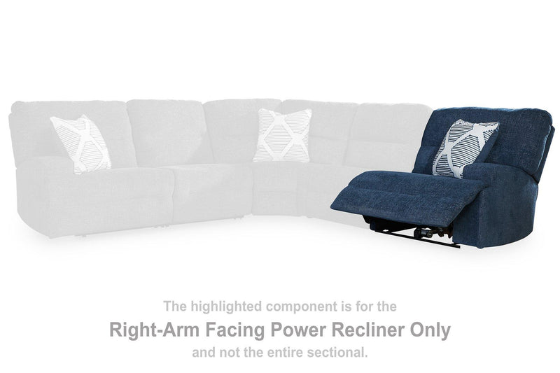 Acklen Place Power Reclining Sectional with Chaise - Jay's Mattress Plus (NY)