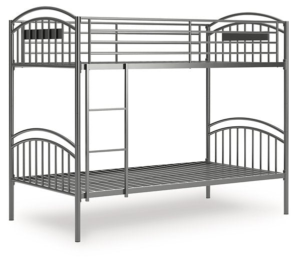 Lanceburg Bunk Bed with Ladder - Jay's Mattress Plus (NY)