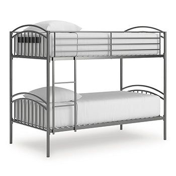 Lanceburg Bunk Bed with Ladder - Jay's Mattress Plus (NY)