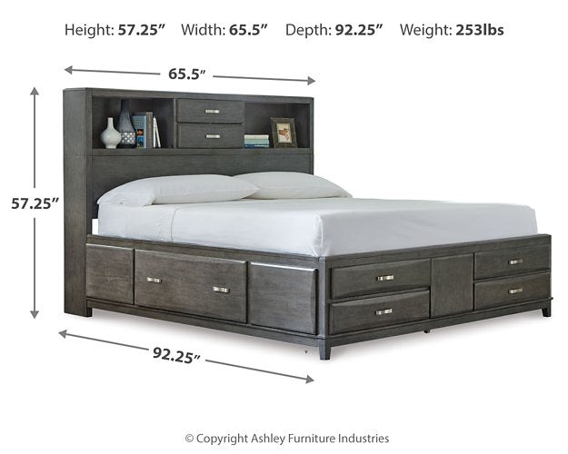 Caitbrook Storage Bed with 8 Drawers - Jay's Mattress Plus (NY)