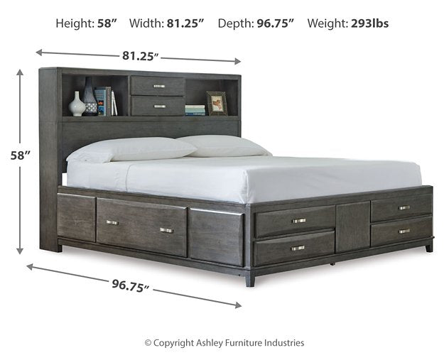 Caitbrook Storage Bed with 8 Drawers - Jay's Mattress Plus (NY)