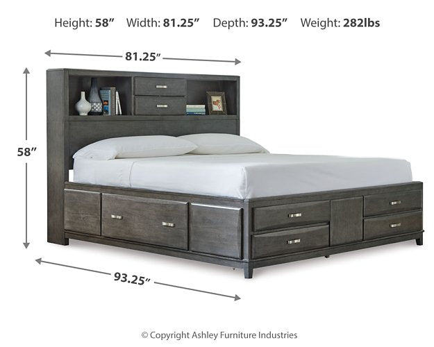 Caitbrook Storage Bed with 8 Drawers - Jay's Mattress Plus (NY)