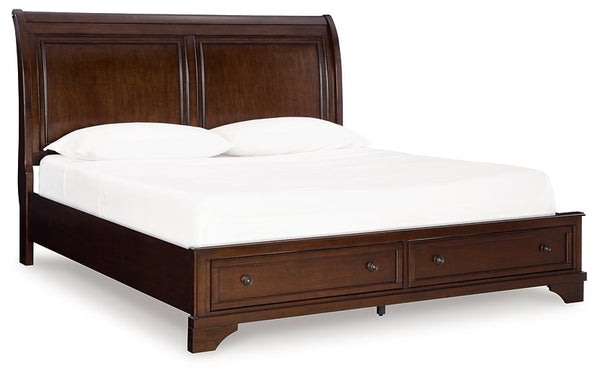 Trellington Sleigh Storage Bed - Jay's Mattress Plus (NY)