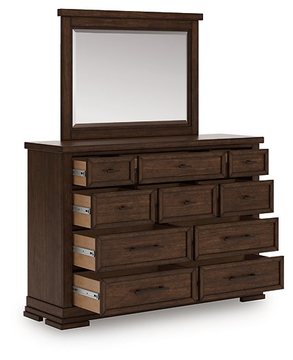 Taffenbrook Dresser and Mirror - Jay's Mattress Plus (NY)