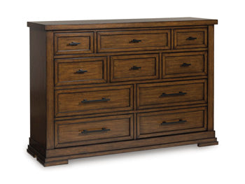 Taffenbrook Dresser and Mirror - Jay's Mattress Plus (NY)