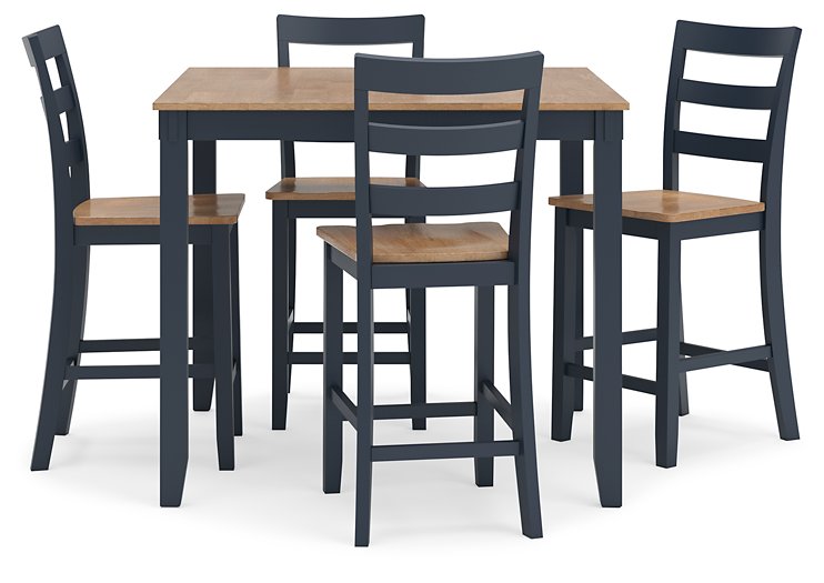 Gesthaven Counter Height Dining Table and 4 Barstools (Set of 5) - Jay's Mattress Plus (NY)