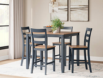Gesthaven Counter Height Dining Table and 4 Barstools (Set of 5) - Jay's Mattress Plus (NY)