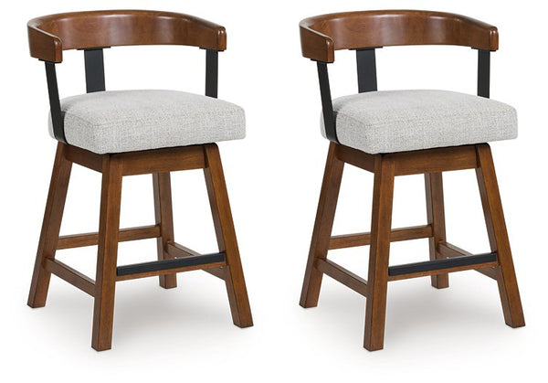 Ralene Counter Height Barstool (Set of 2) - Jay's Mattress Plus (NY)