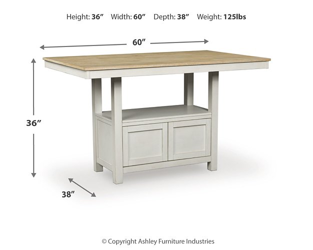 Purlaney Counter Height Dining Table - Jay's Mattress Plus (NY)