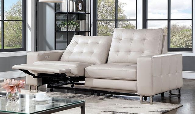 ABBERTON Power Loveseat, Beige - Jay's Mattress Plus (NY)