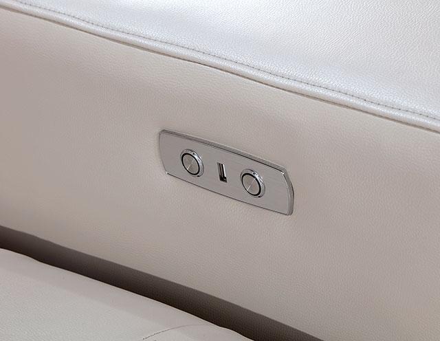 ABBERTON Power Loveseat, Beige - Jay's Mattress Plus (NY)