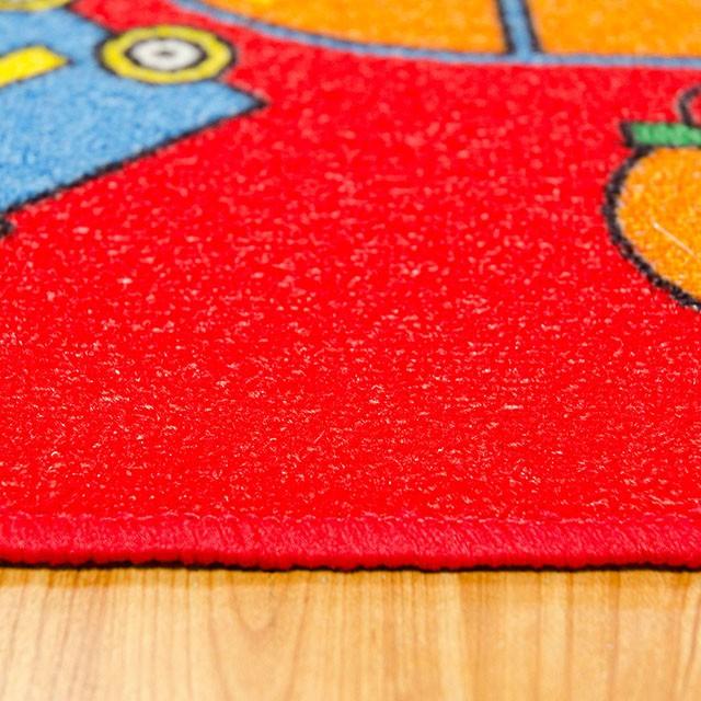 ABBEY Red & Multi 5' X 8' Area Rug - Jay's Mattress Plus (NY)