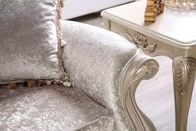 Acapulco White & Espresso Sofa - Jay's Mattress Plus (NY)