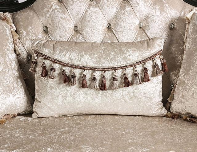 Acapulco White & Espresso Loveseat - Jay's Mattress Plus (NY)