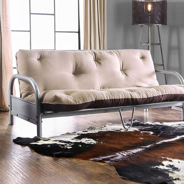 Aksel Black/Red Futon Mattress, Black, Red & Gray - Jay's Mattress Plus (NY)