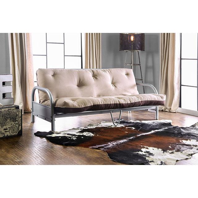 Aksel Black/Red Futon Mattress, Black, Red & Gray - Jay's Mattress Plus (NY)