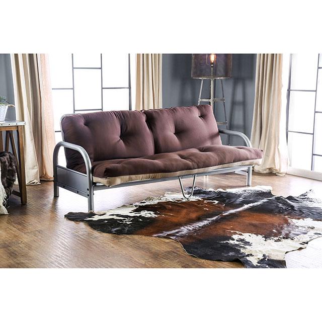 Aksel Black/Red Futon Mattress, Black, Red & Gray - Jay's Mattress Plus (NY)