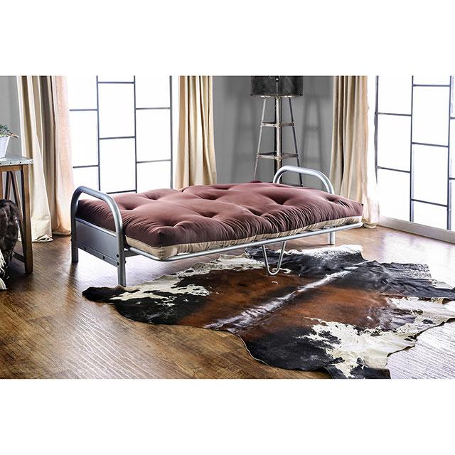Aksel Black/Red Futon Mattress, Black, Red & Gray - Jay's Mattress Plus (NY)