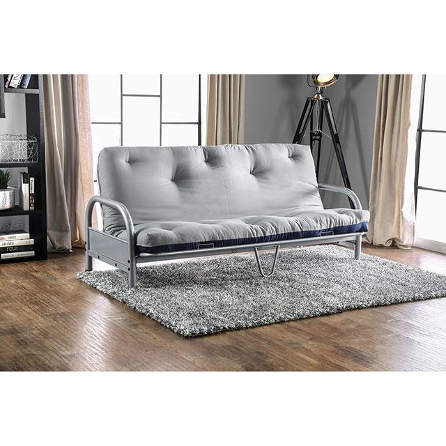 Aksel Black/Red Futon Mattress, Black, Red & Gray - Jay's Mattress Plus (NY)