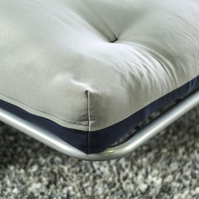 Aksel Black/Red Futon Mattress, Black, Red & Gray - Jay's Mattress Plus (NY)