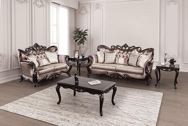 Albacete Sofa Campage & Walnut - Jay's Mattress Plus (NY)