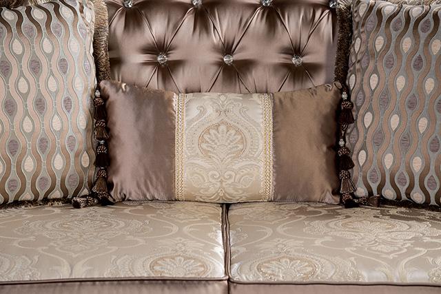 Albacete Sofa Campage & Walnut - Jay's Mattress Plus (NY)