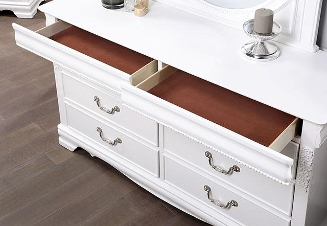 ALECIA Dresser, White - Jay's Mattress Plus (NY)
