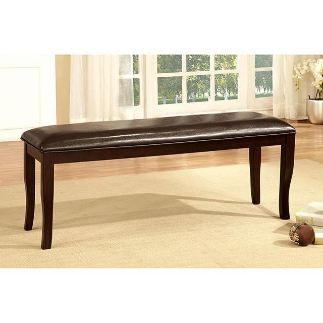 Woodside Dark Cherry/Espresso Bench - Jay's Mattress Plus (NY)