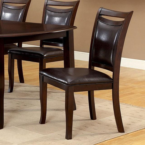 Woodside Dark Cherry/Espresso Side Chair (2/CTN) - Jay's Mattress Plus (NY)