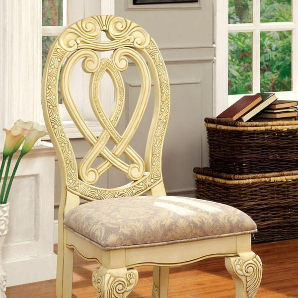 WYNDMERE Vintage White Side Chair (2/CTN) - Jay's Mattress Plus (NY)