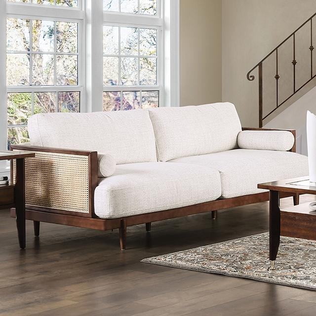 ALESUND Sofa, Beige/Light Oak, Natural & Brown - Jay's Mattress Plus (NY)
