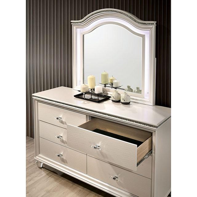 ALLIE Dresser Beige & Rose Gold - Jay's Mattress Plus (NY)