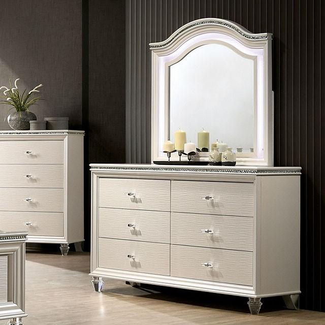 ALLIE Mirror Beige & Rose Gold - Jay's Mattress Plus (NY)