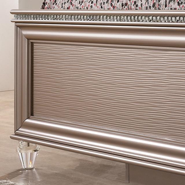 ALLIE Twin & Full Rose Gold Bed - Jay's Mattress Plus (NY)
