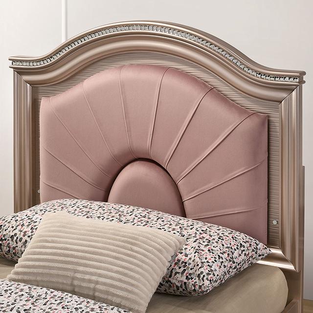 ALLIE Twin & Full Rose Gold Bed - Jay's Mattress Plus (NY)