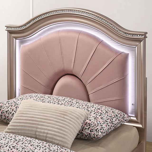 ALLIE Twin & Full Rose Gold Bed - Jay's Mattress Plus (NY)