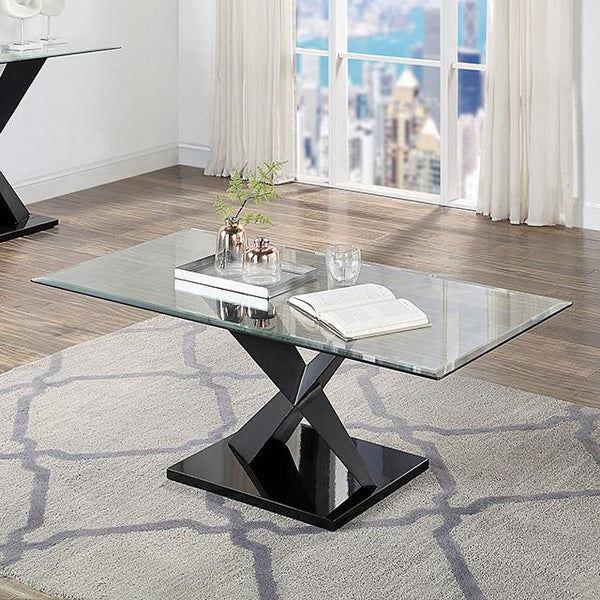 XANTHUS Coffee Table, Black - Jay's Mattress Plus (NY)