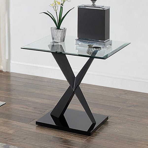 XANTHUS End Table, Black - Jay's Mattress Plus (NY)