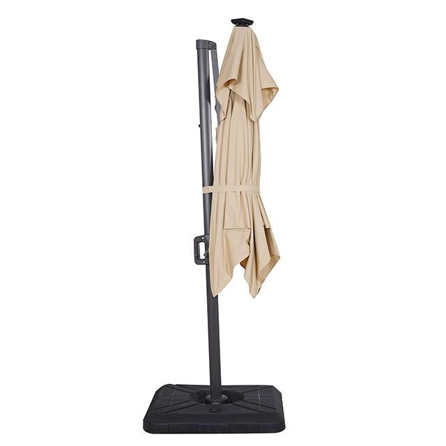 Xico 8 Ft Square Umbrella w/ Double Top w/ LED Light + 37" Large Base - Jay's Mattress Plus (NY)